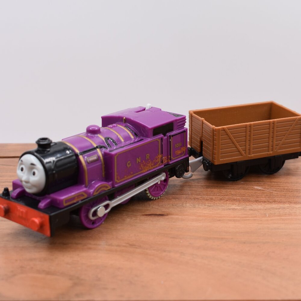 Ryan GNR 1014 w/ Cargo Car Trackmaster Motorized Engine Train Thomas & Friends